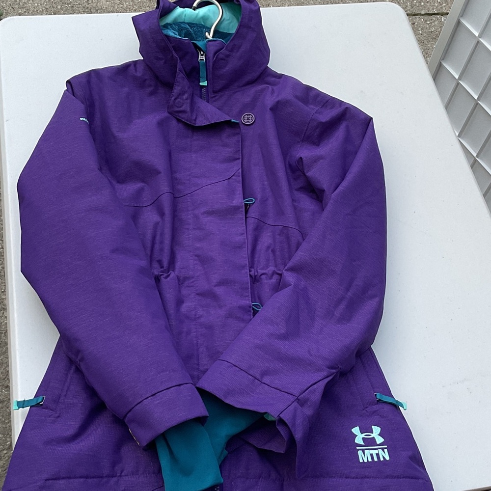 Under Armour Vibrant Purple Jacket with Teal Details